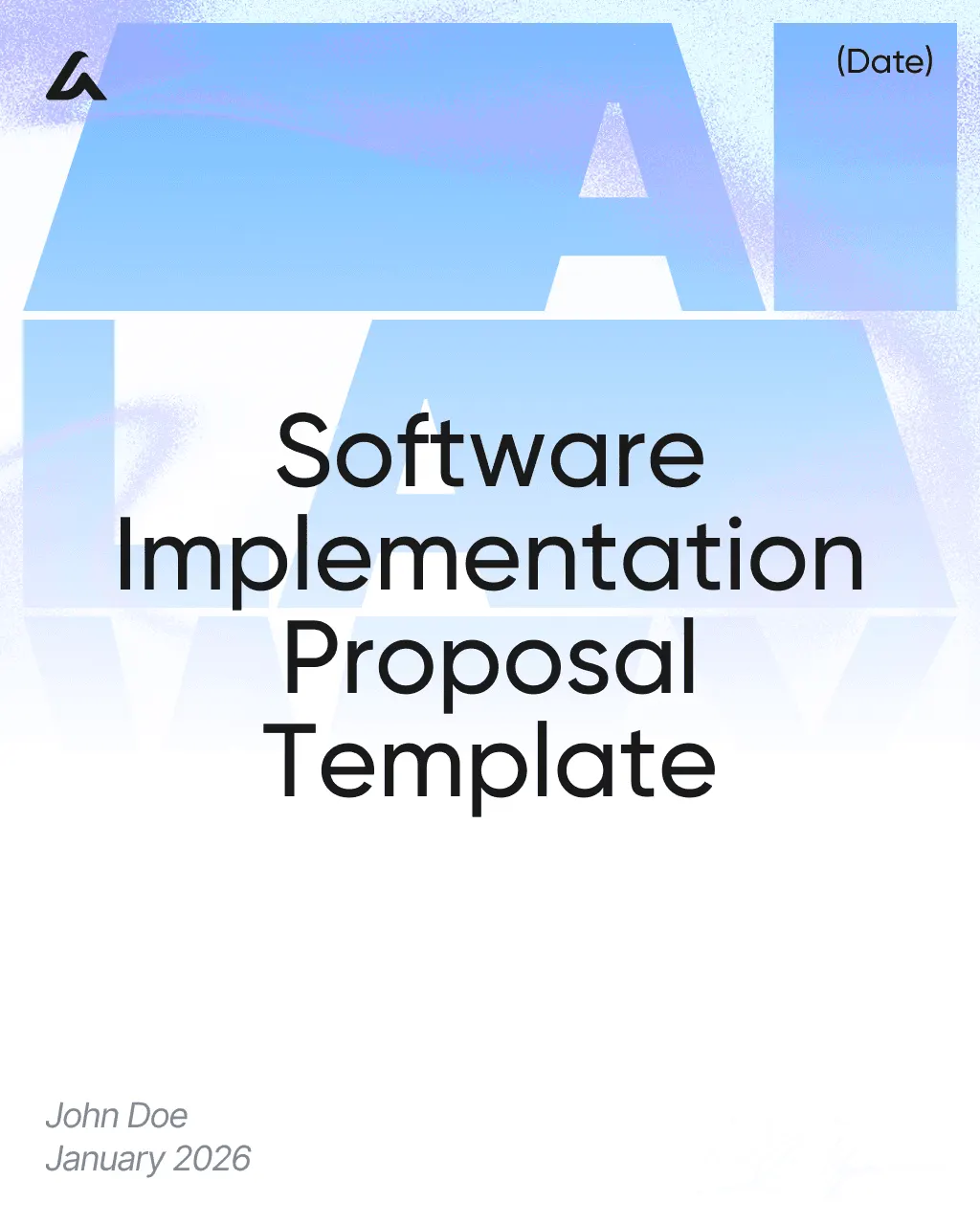 Software Implementation Proposal Template
